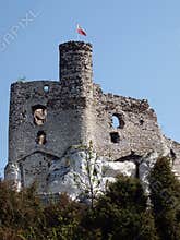 Castle ruins in Mirow