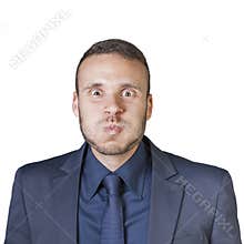 Businessman expressions