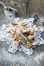 Frappe - typical Italian carnival fritters