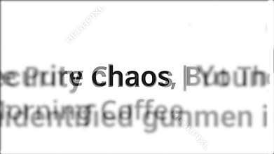 Breaking news scene showing global chaos