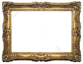 Antique Isolated Picture Frame