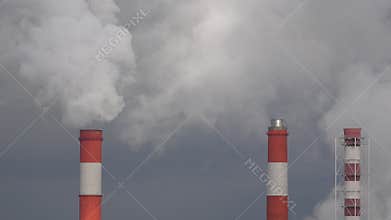 Energy plant in the city