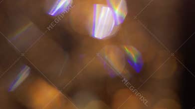 Warm prismatic light leak lens flare overlay transition