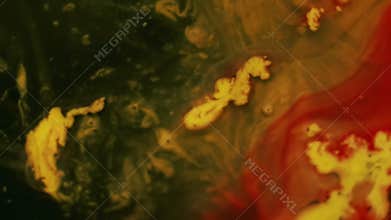 Acrylic pigment color water fluid liquid paint art