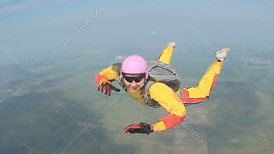 Skydiving video.