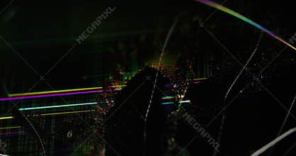 Pixel screen distortion noise artifacts wave art