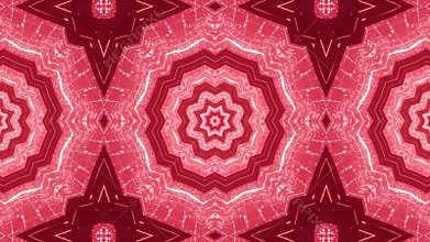 Seamless Abstract Red Geometric Pattern for Background and Creative Designs