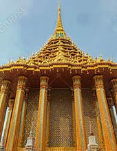 A Symbol of Faith: Golden Buddhist Temple in Thailand
