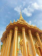 A Symbol of Faith: Golden Buddhist Temple in Thailand