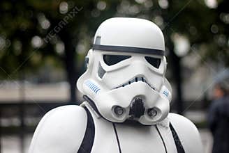 Star wars trooper: cosplay festival in Moscow
