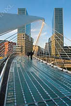 Bridge Zubizuri in bilbao