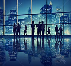 Business People In An Office Building