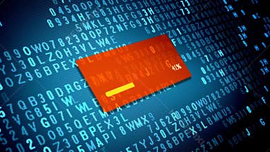 Data transfer process on computer screen