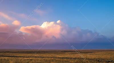 Ethereal Cloudscape Timelapse Over Plains