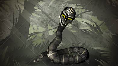 ilomba human headed africa folklore serpent