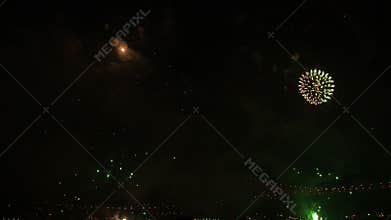 Fireworks explosion festival