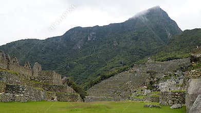 Machu Picchu Ancient Ruins in Peru