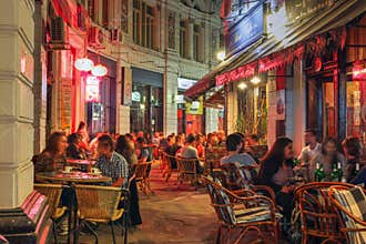 Passage in Bucharest, Romania