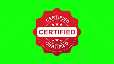 Certified Approval Badge Animation