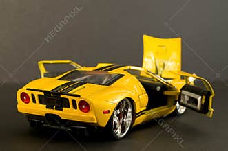 Cool Yellow sports car