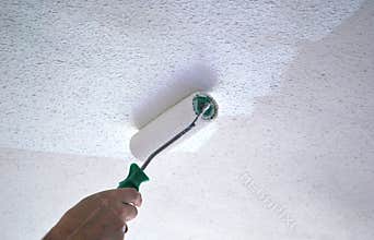 Painting ceiling