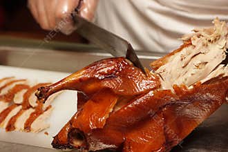 Dressing of Peking Roast Duck