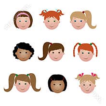 Kids face - girl