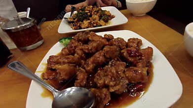 Chinese Sesame Chicken.