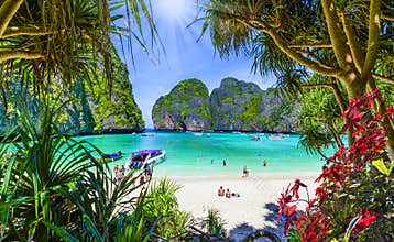 Amazing Maya beach in Phi Phi Islands, Thailand