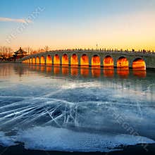 The Beijing Summer Palace, 17-Arch Bridge, China