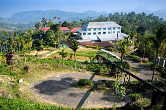 Tea factory in Nuwara Eliya