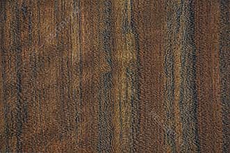 The texture of an exotic wood. The background is brown, red, yellow.