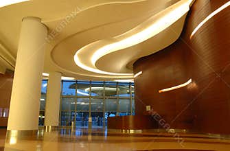 Business building architecture interior