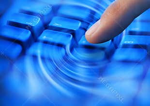 Finger Typing Computer Keyboard