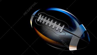 Stylized Isolated American Football