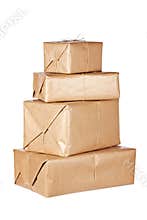 Brown packages