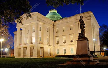 North Caroina State Capitol Building, West Portico