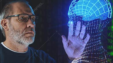 Artificial intelligence deep learning brain simulation