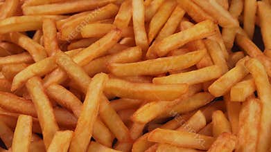 Delicious french fries close up