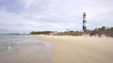 Cape lookout lighthouse outer banks South Carolina Waterfront