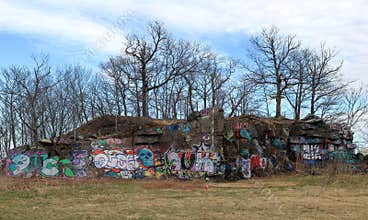 Quincy Quarries Reservation near Boston, Massachusetts