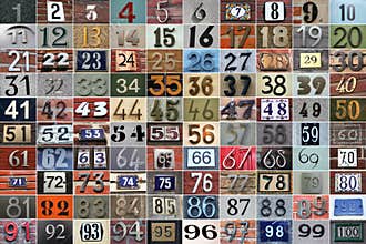100 house numbers