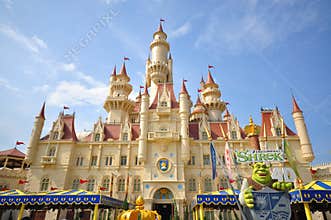 Far Far Away Castle in Universal Studio, Singapore
