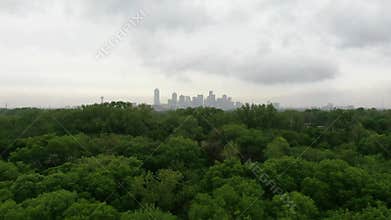City Forest Skyline aerial view