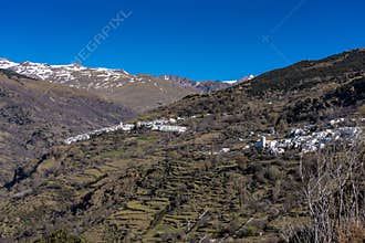 Pampaneira in La Alpujarra Granadina, Sierra Nevada, Spain.