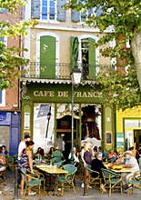 Traditional Street Cafe, Provence, France