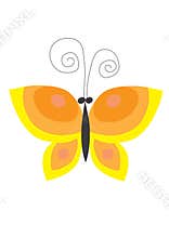 Yellow butterfly