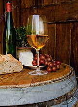 Tuscan Wine Setting