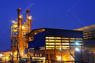 Industry at night