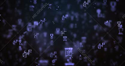 Loop moved award icons background